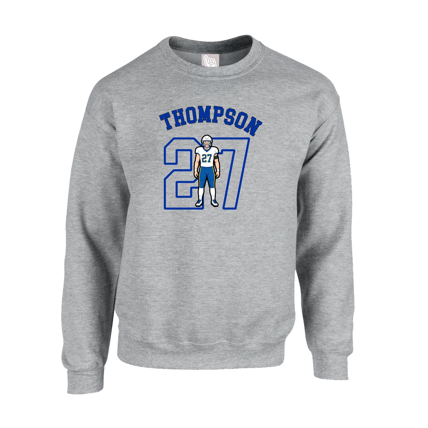 Fleece Crew — Shirsey Arch in Grey