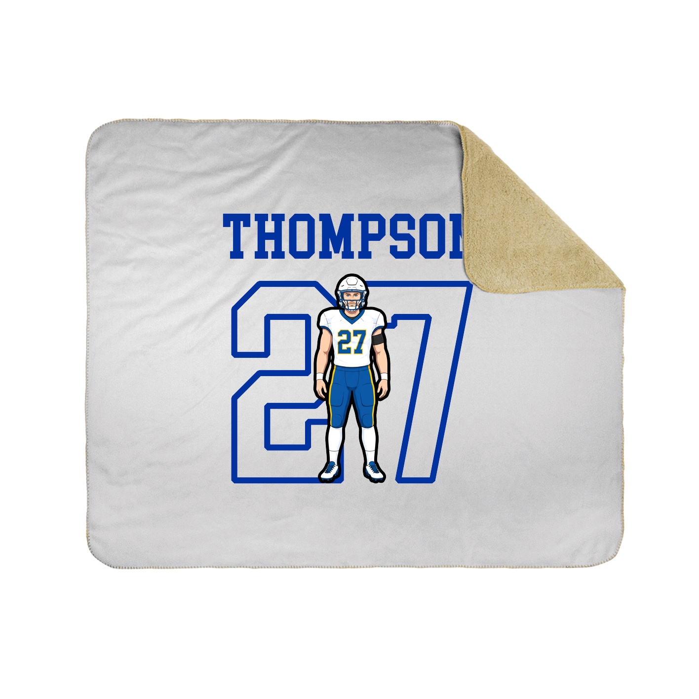 Throw Blanket — Shirsey in White
