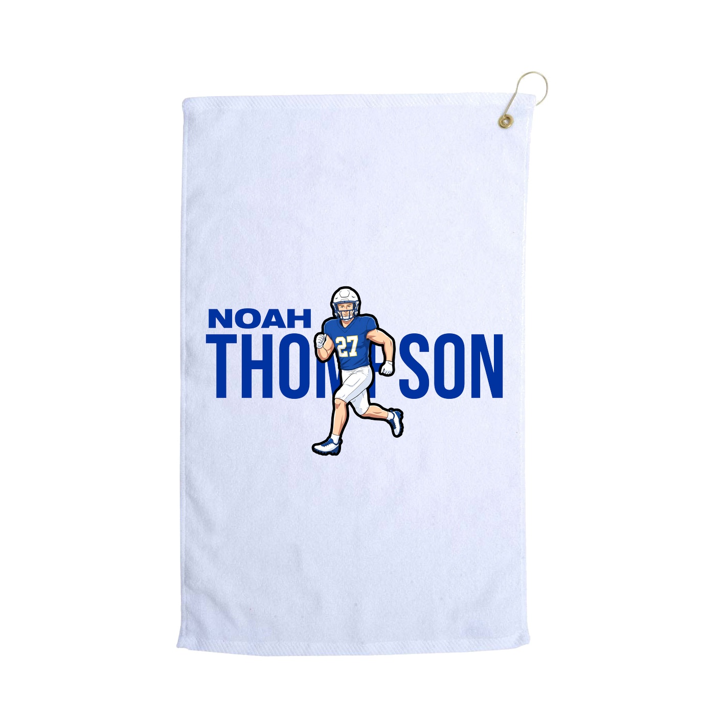 Golf Towel — Player Name in White