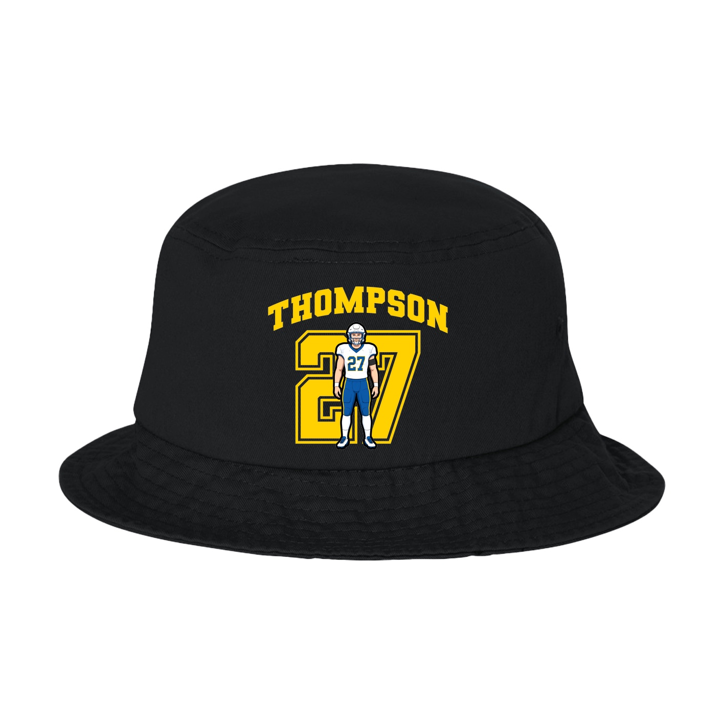 Bucket Cap — Number in Black
