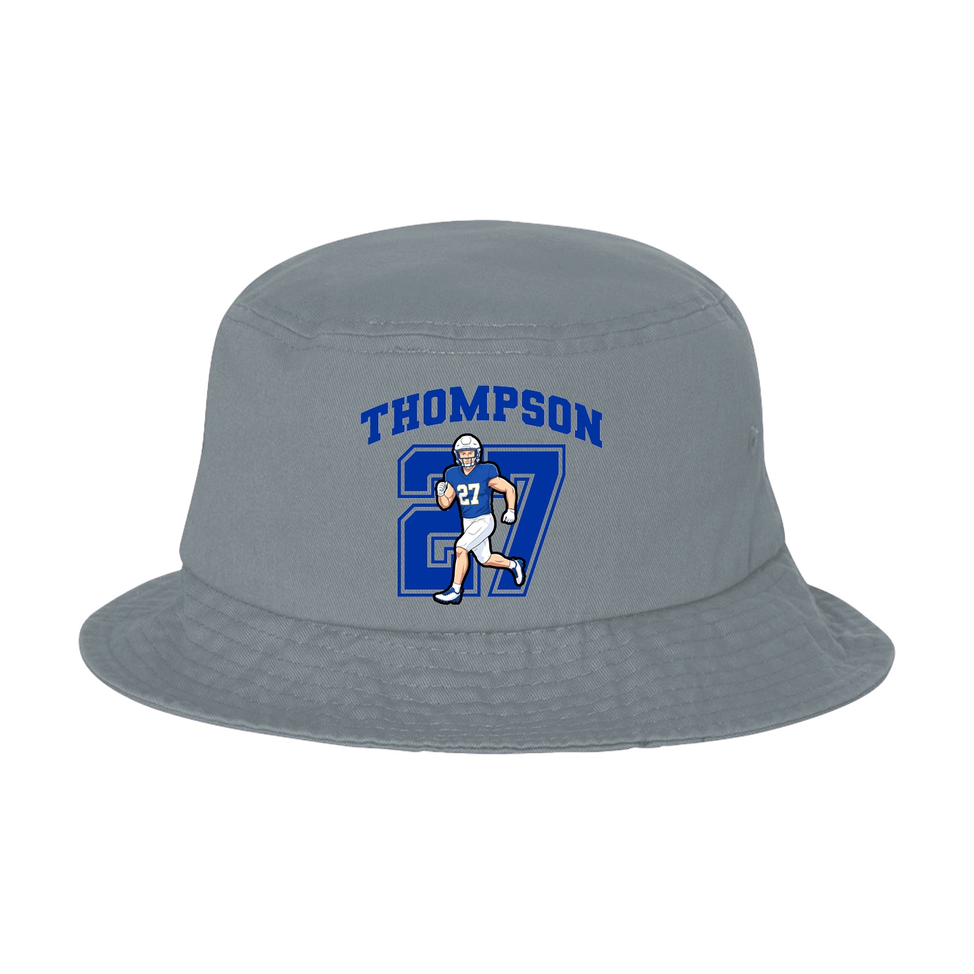 Bucket Cap — Number in Grey
