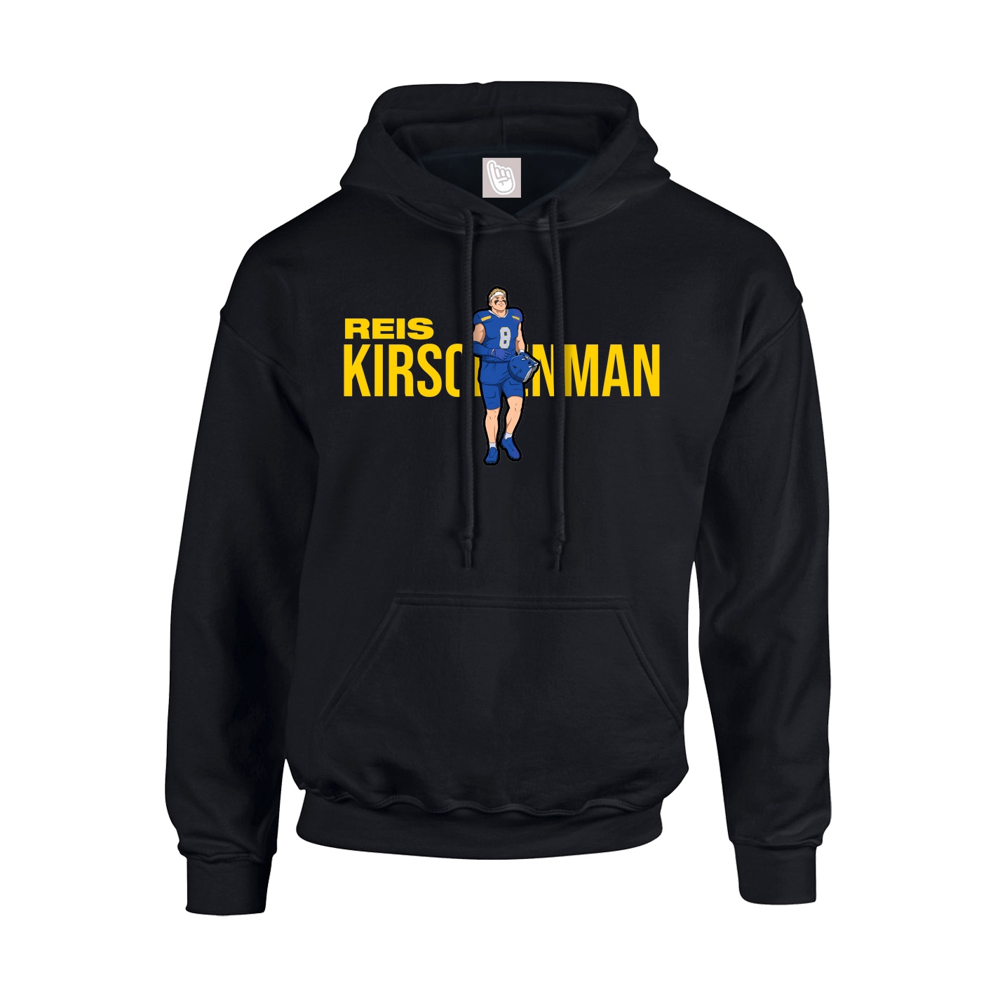 Hoodie — Player Name in Black