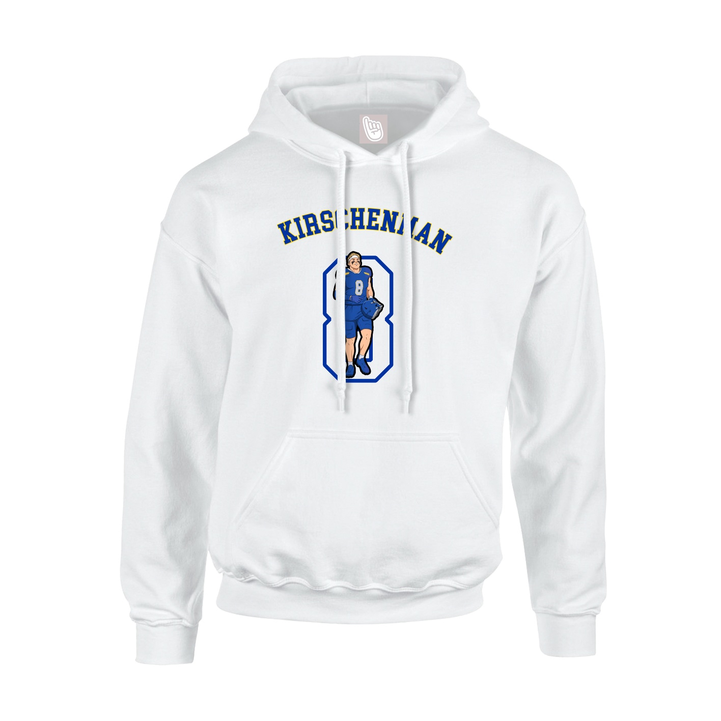 Youth Hoodie — Shirsey Arch in White