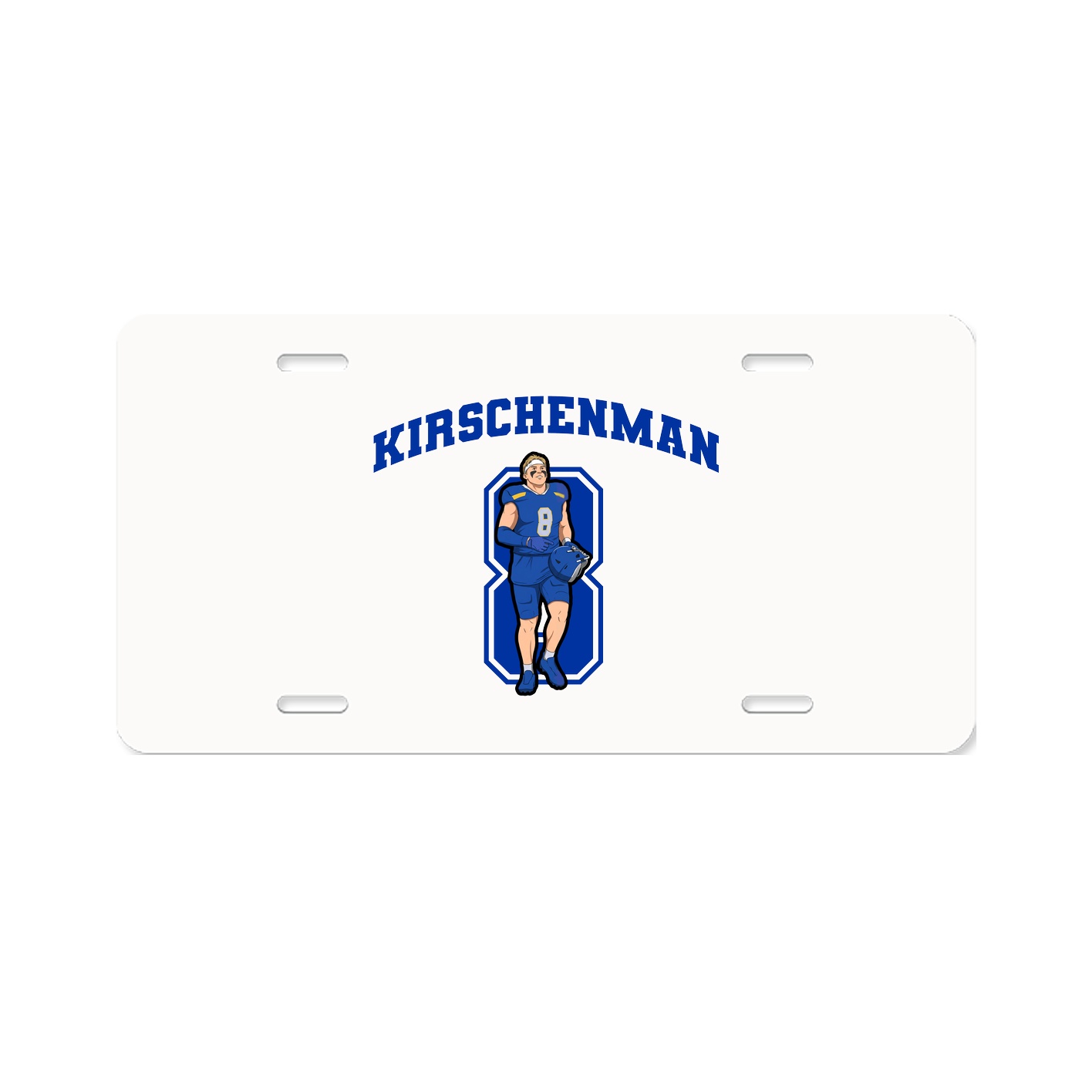 License Plate — Number in Classic