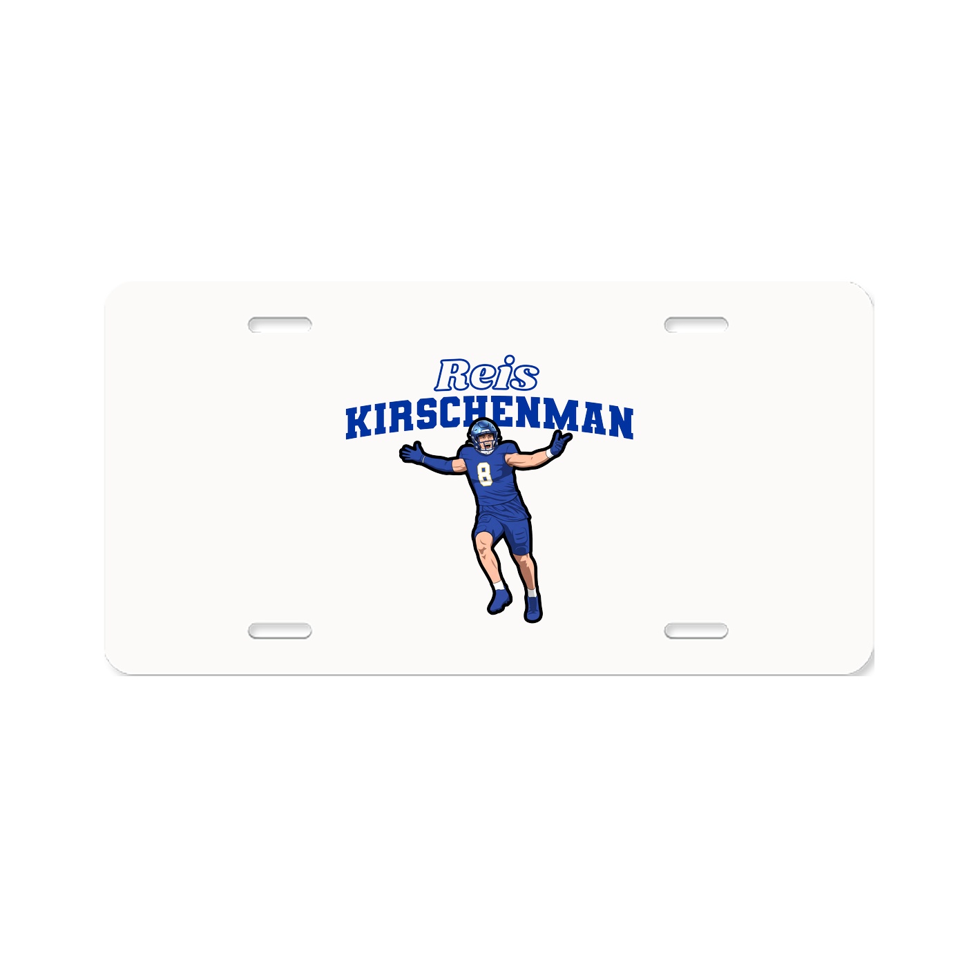 License Plate — Name Arch in Classic