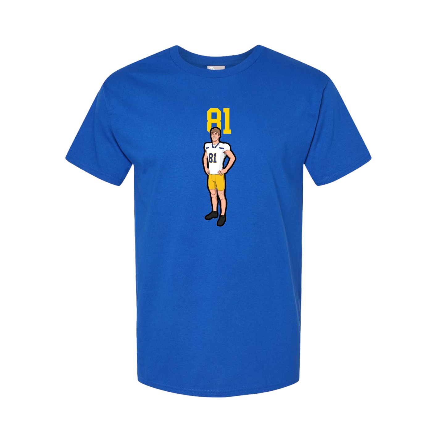 Tee — Number Top in Royal