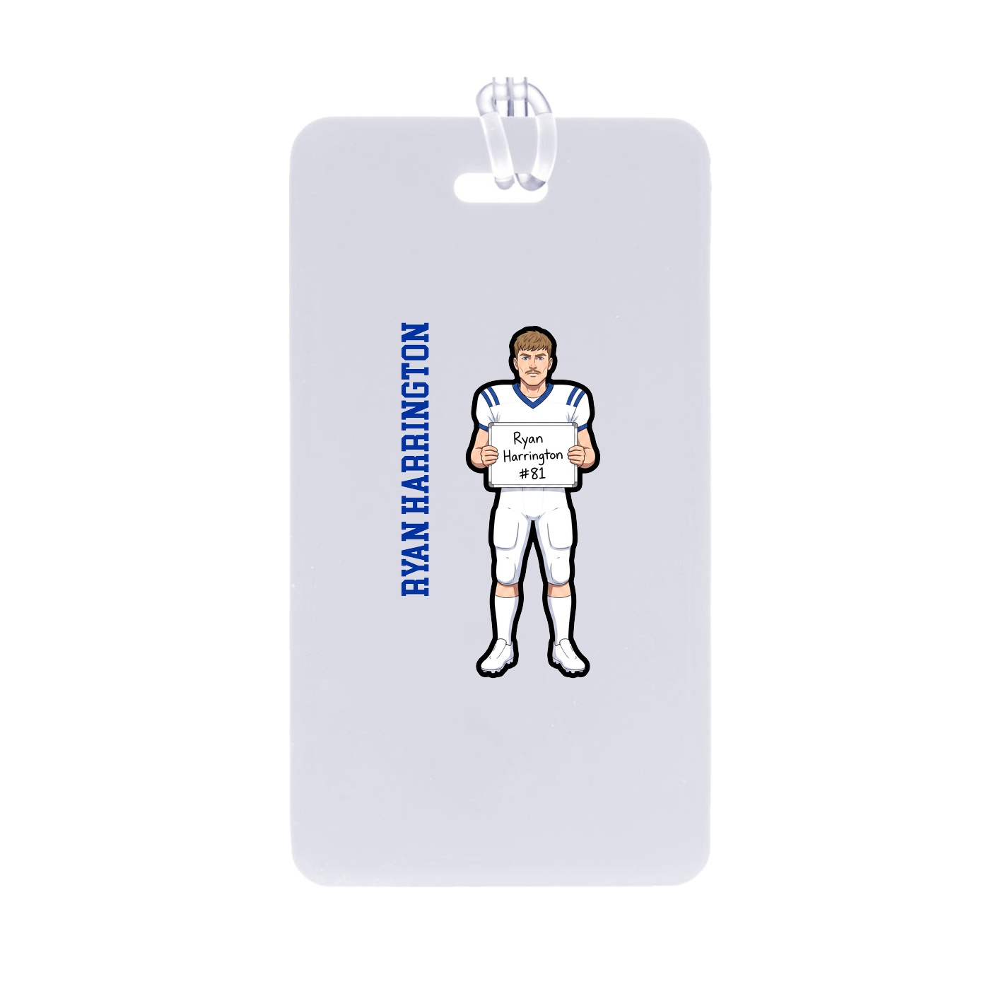 Bag Tag — Name Vertical in Classic