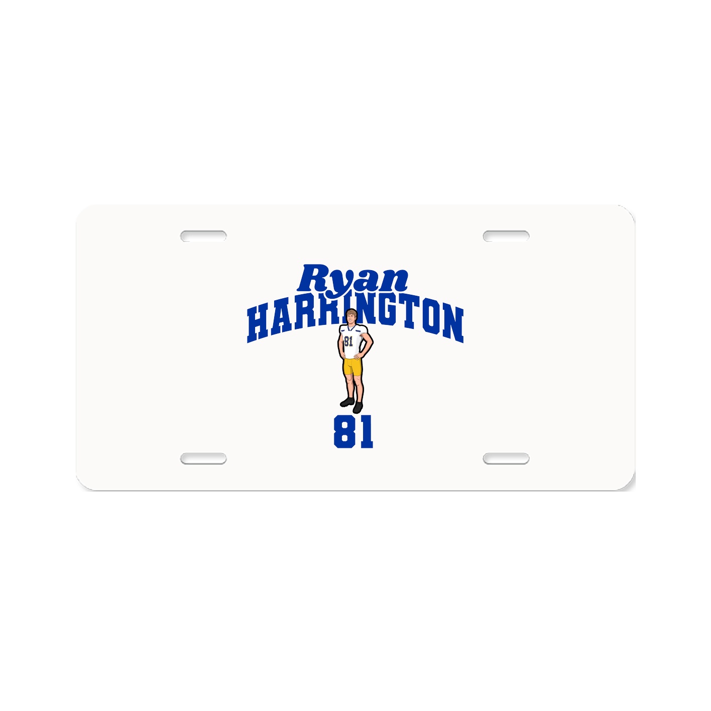License Plate — Signature Arch in Classic