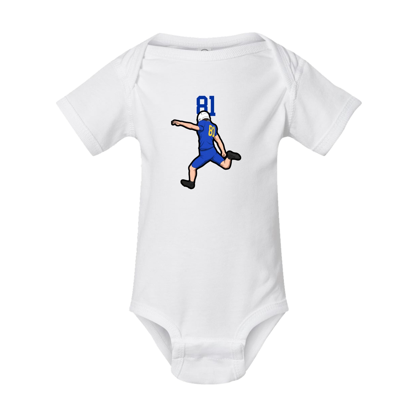Baby Onesie — Number Top in White