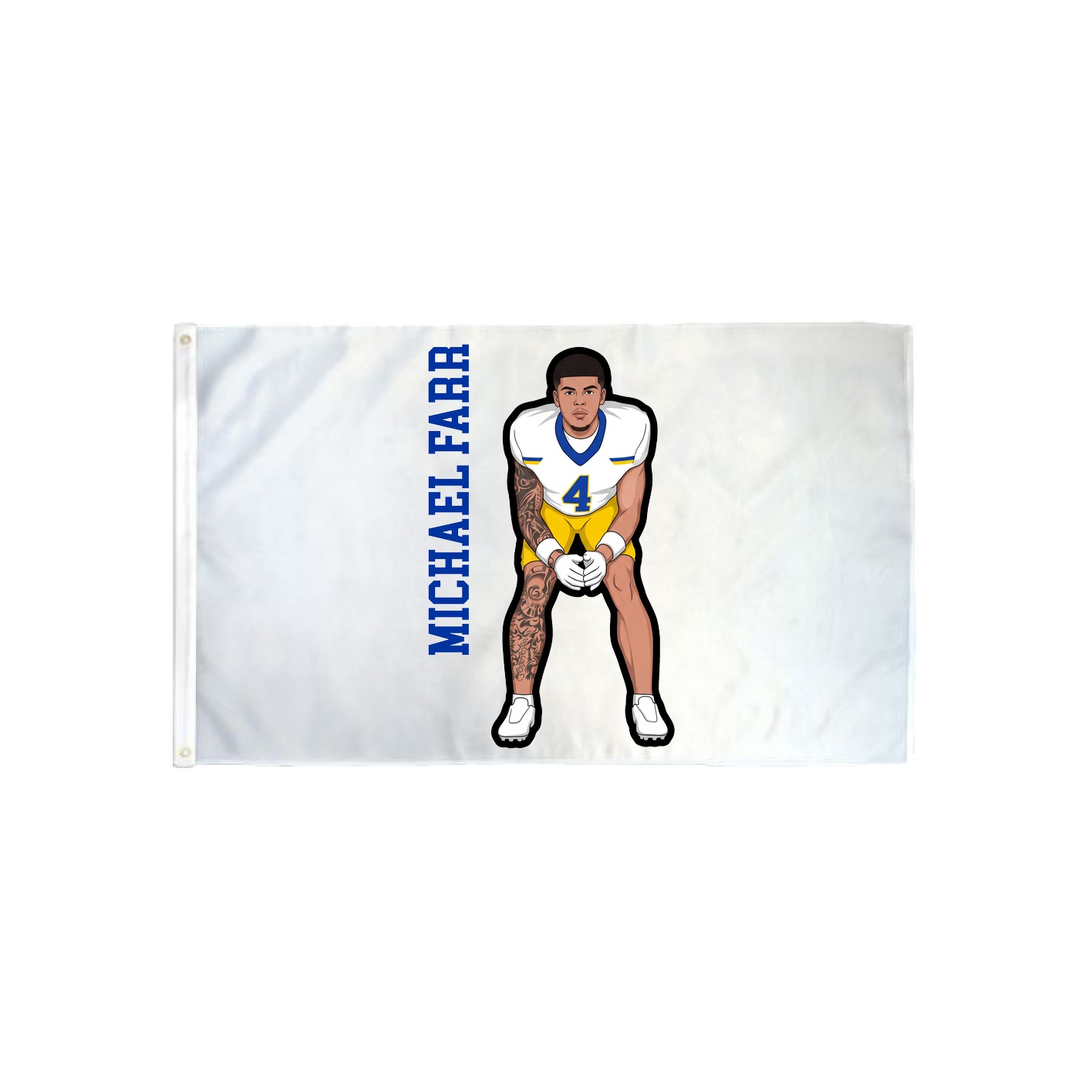 3x5 Flag — Name Vertical in Classic