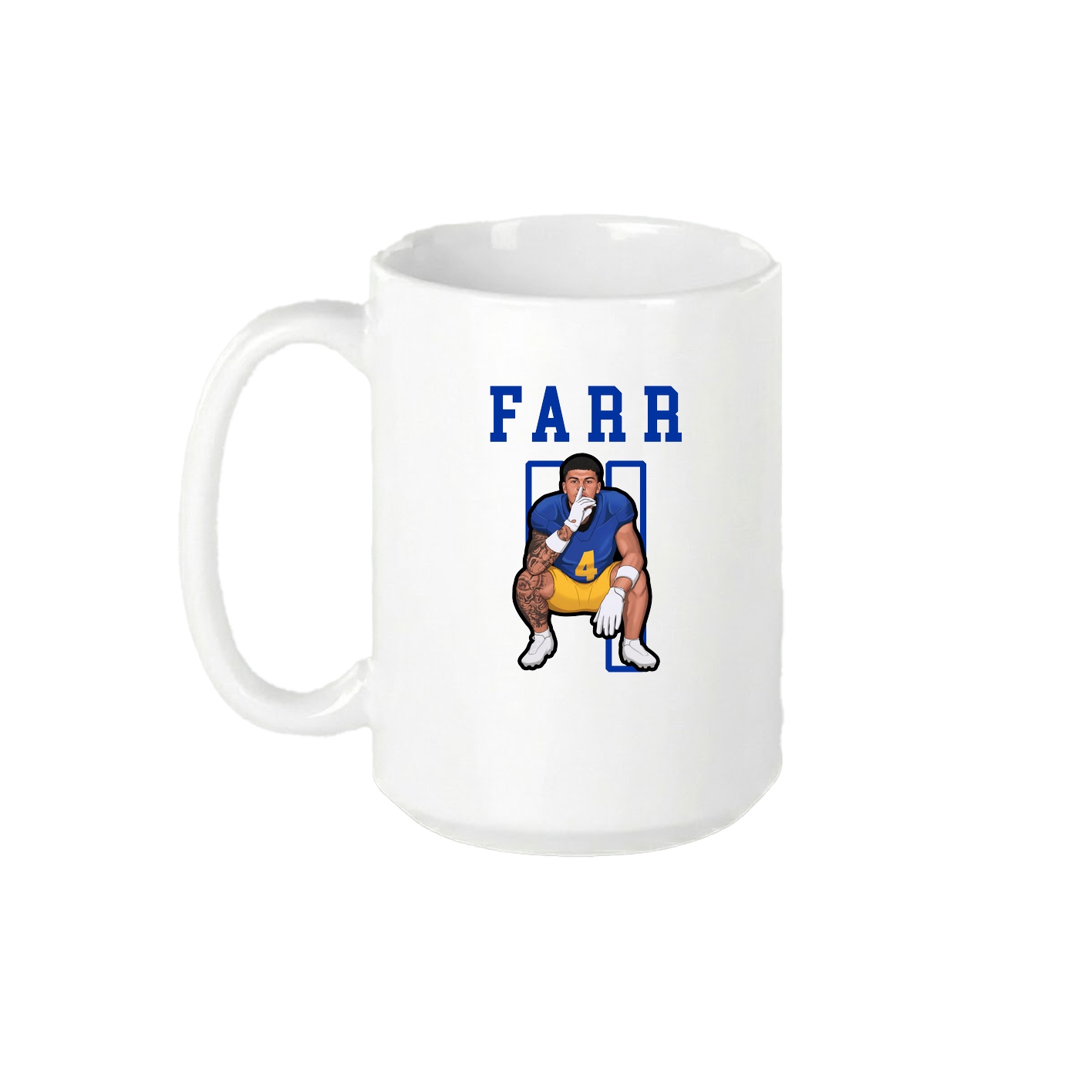 15oz Coffee Mug — Shirsey in White