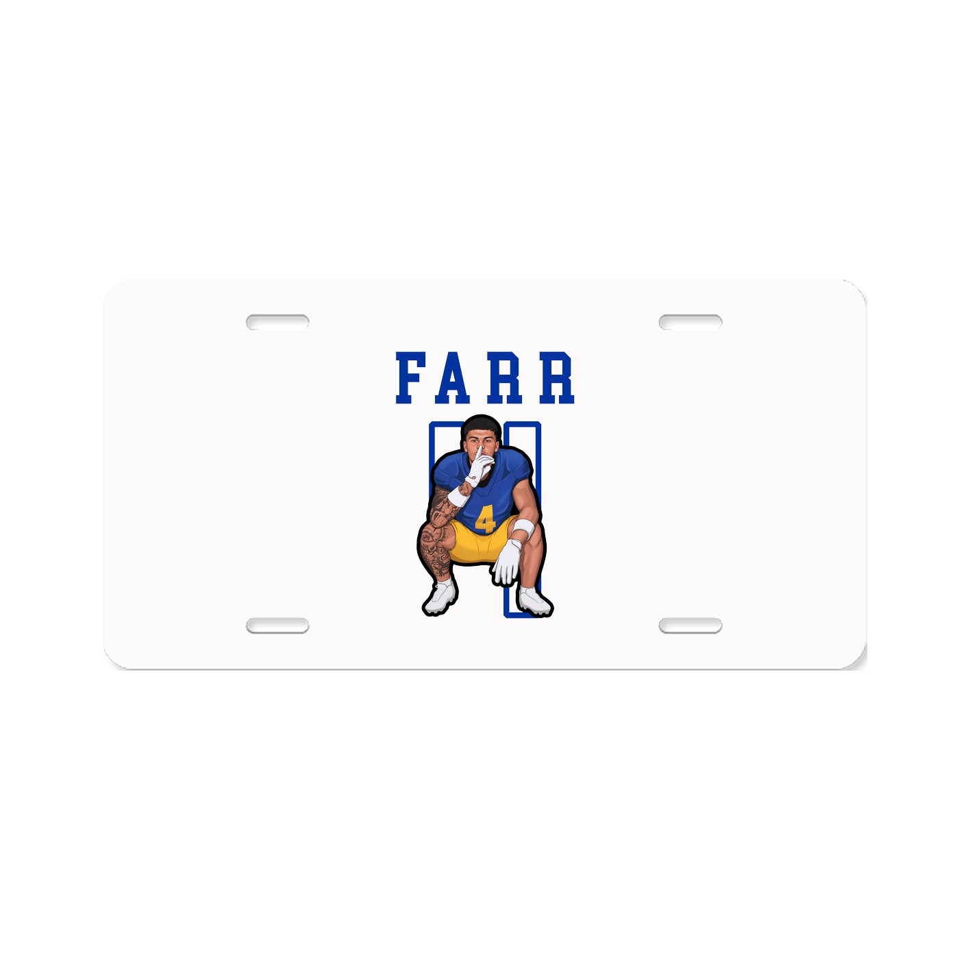 License Plate — Shirsey in Classic