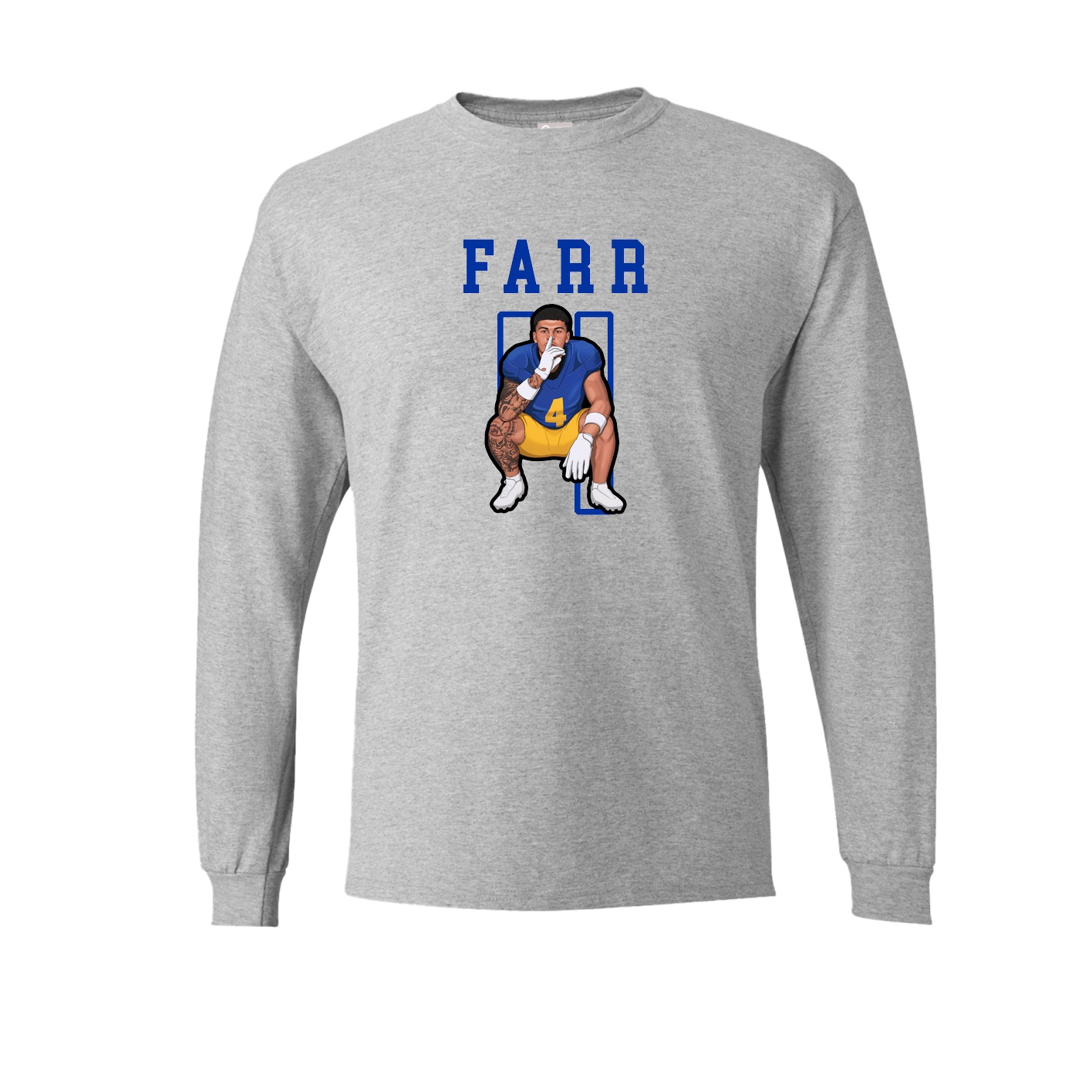 Long Sleeve Tee — Shirsey in Grey