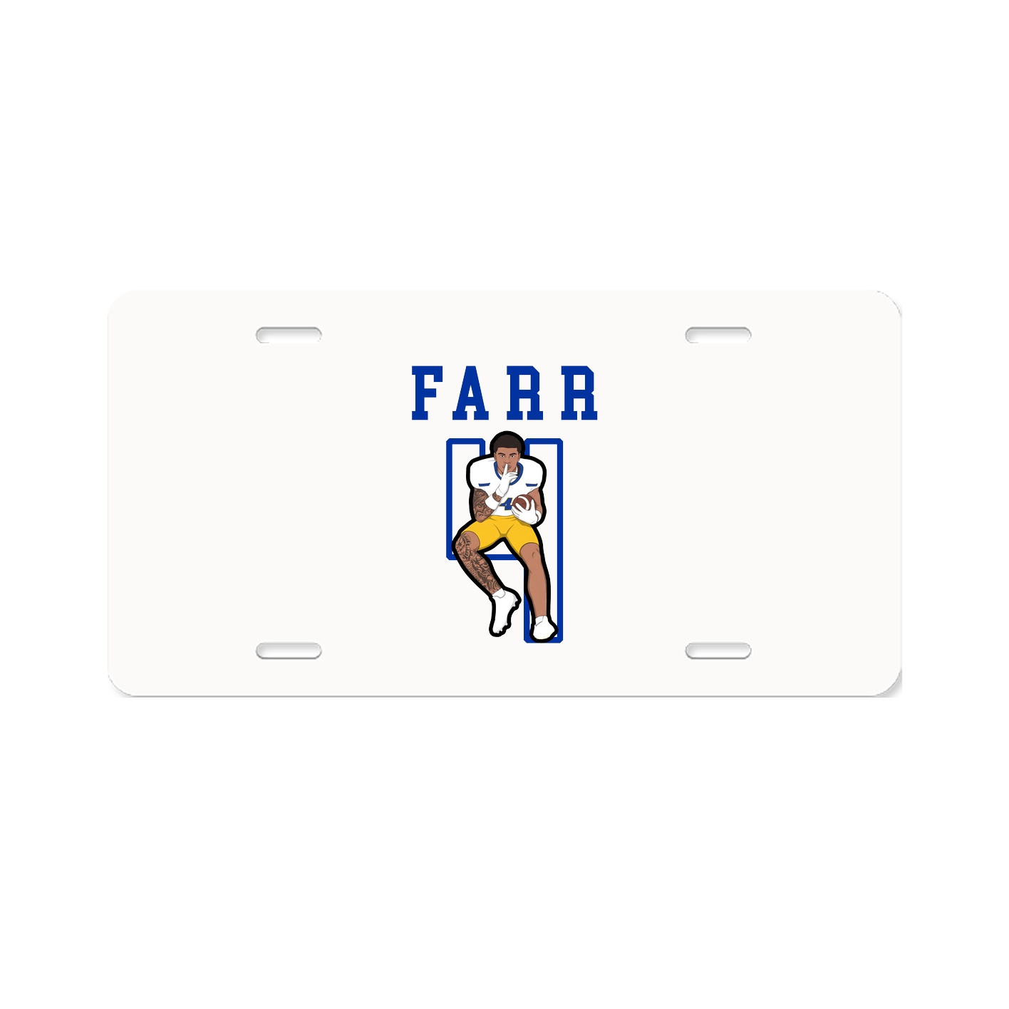 License Plate — Shirsey in Classic