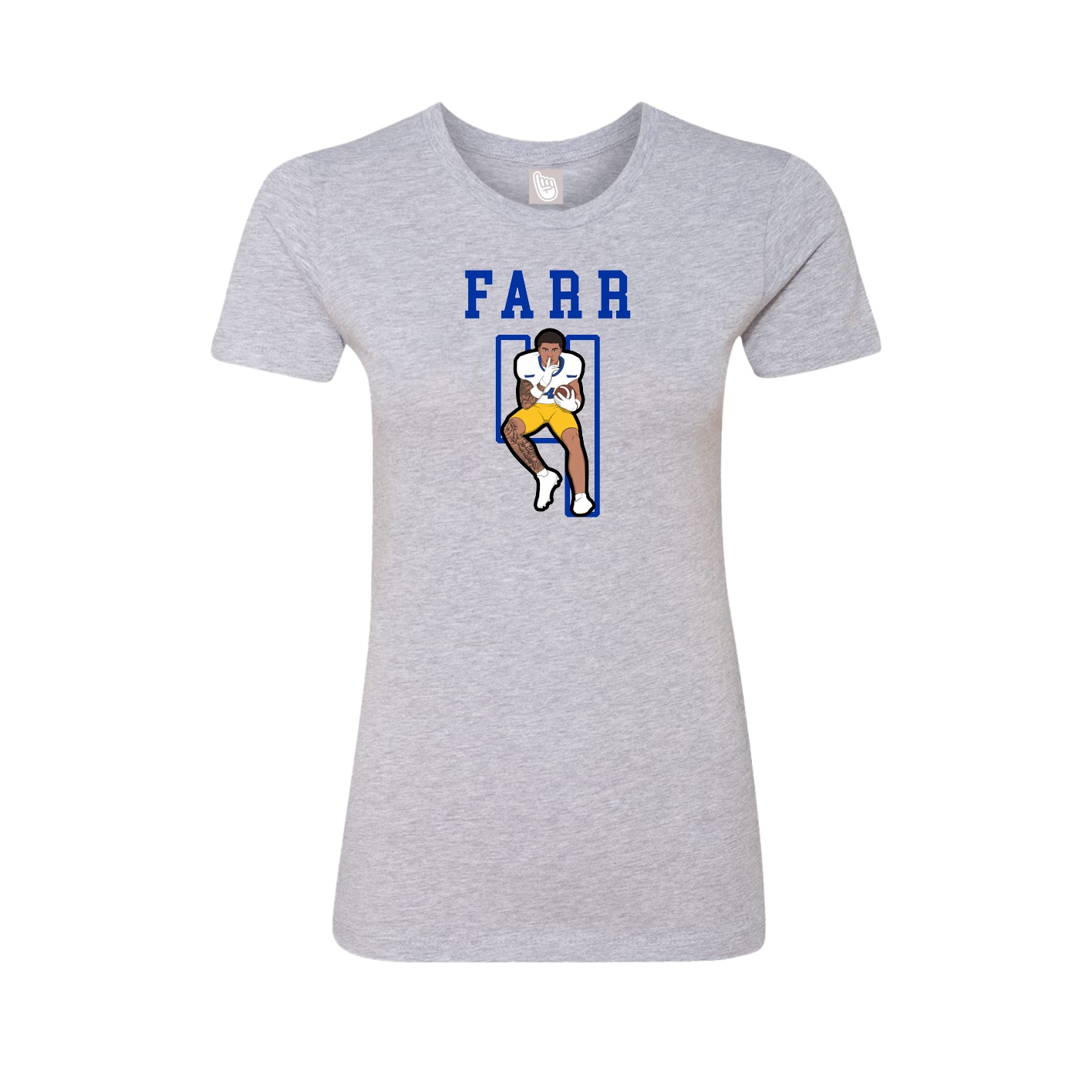 Fitted Women's Tee — Shirsey in Grey
