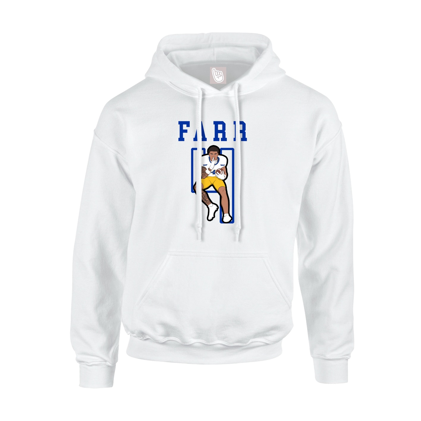 Hoodie — Shirsey in White