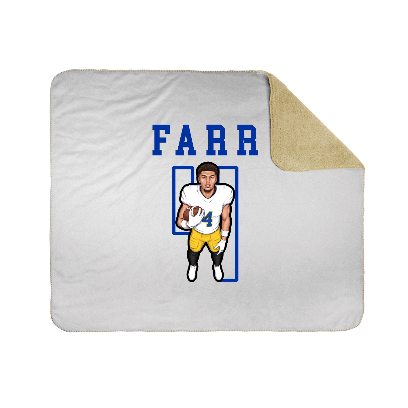 Throw Blanket — Shirsey in White