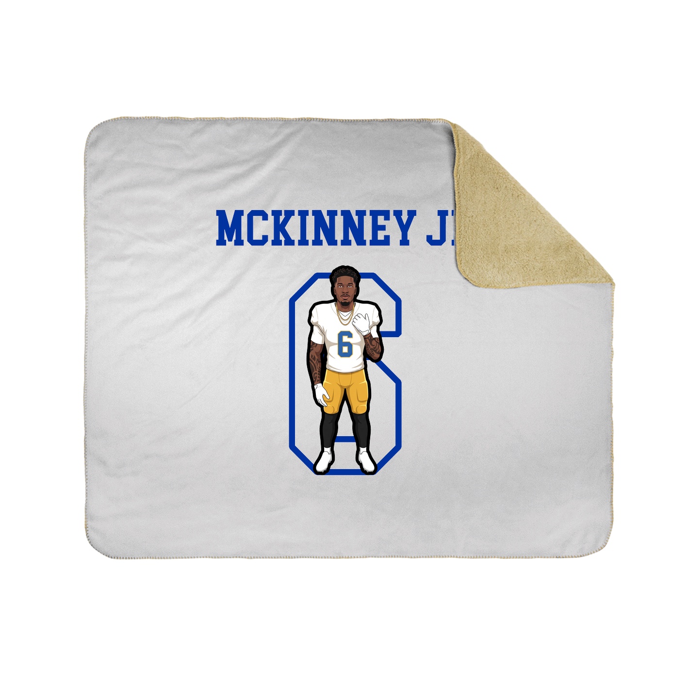 Throw Blanket — Shirsey in White