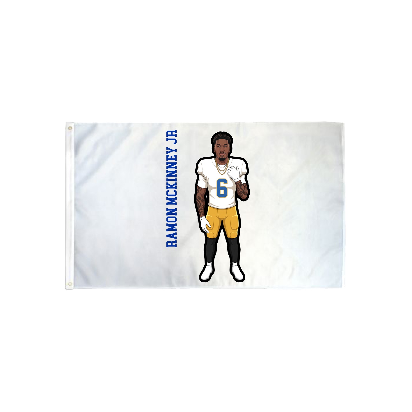 3x5 Flag — Name Vertical in Classic