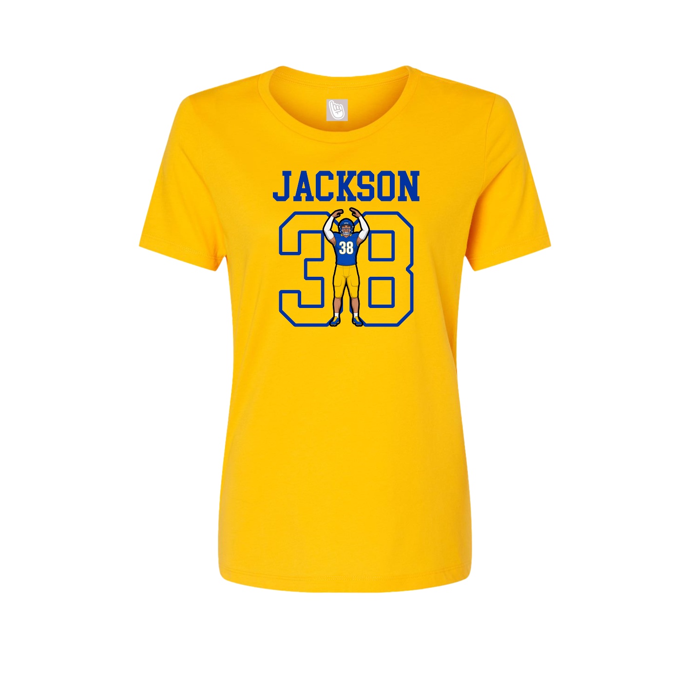 Fitted Women's Tee — Shirsey in Gold