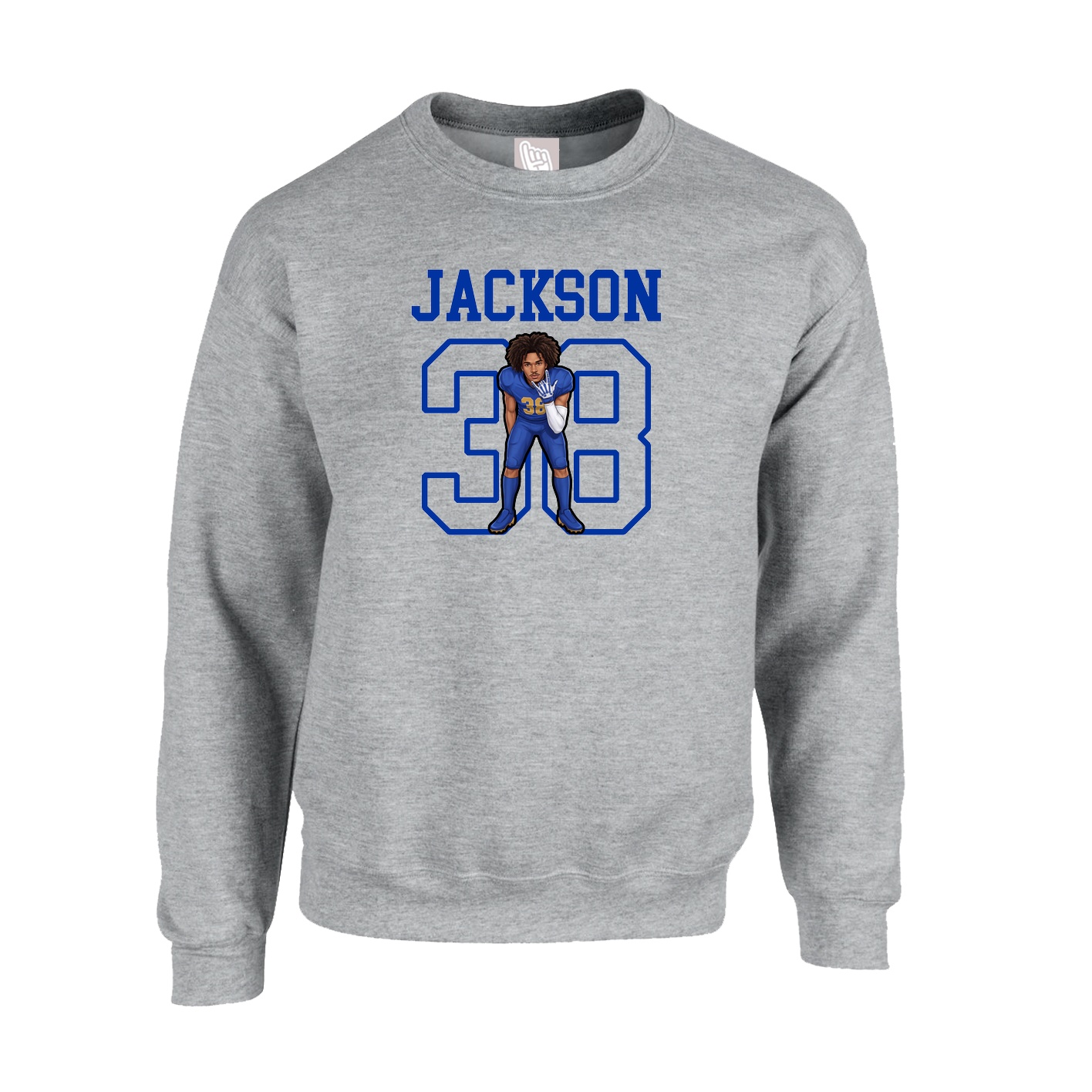 Fleece Crew — Shirsey in Grey