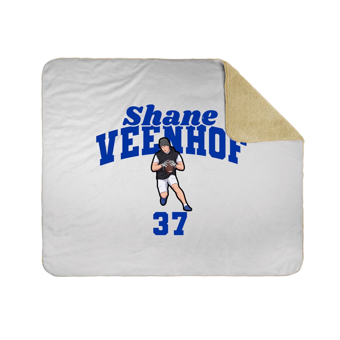 Throw Blanket — Signature Arch in White