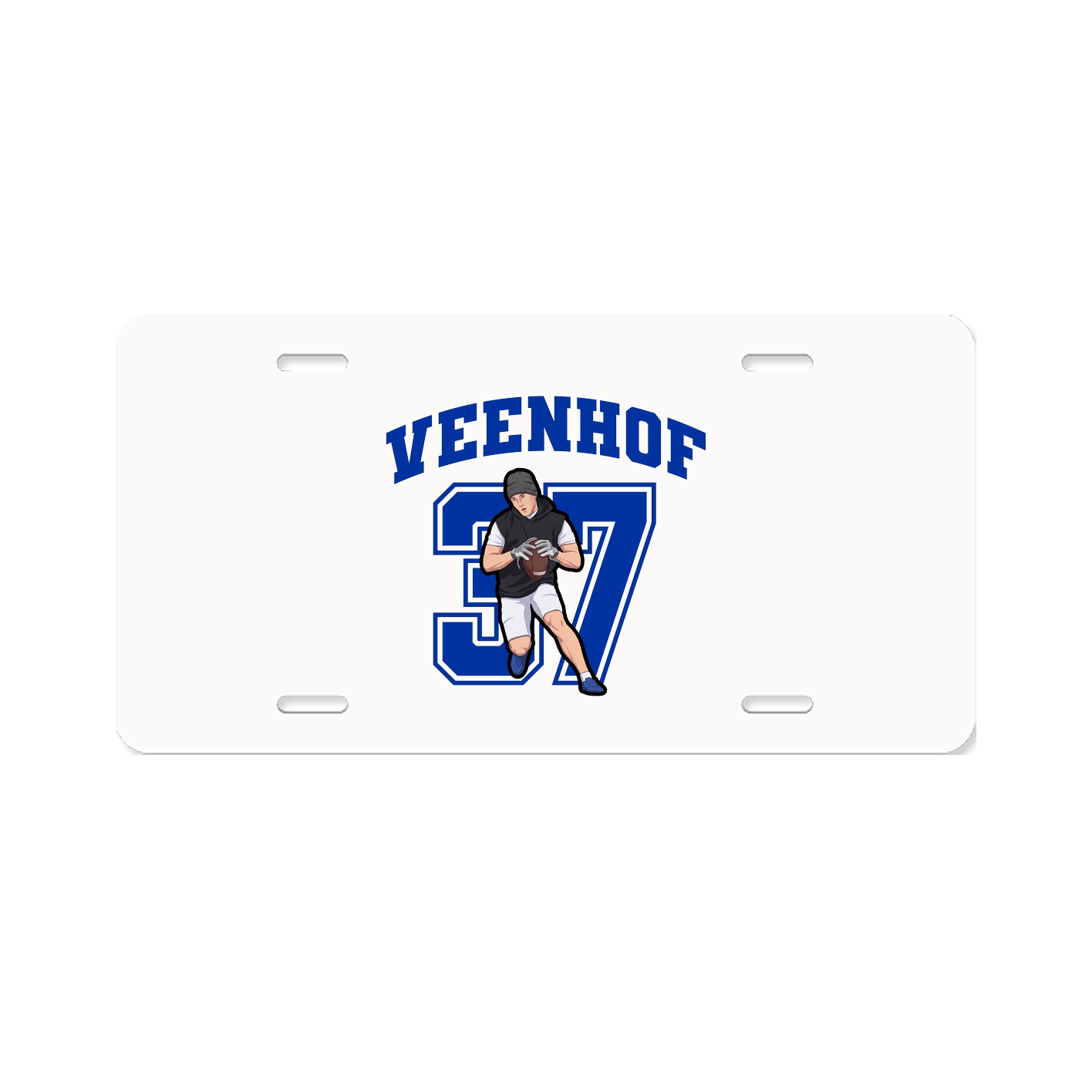 License Plate — Number in Classic