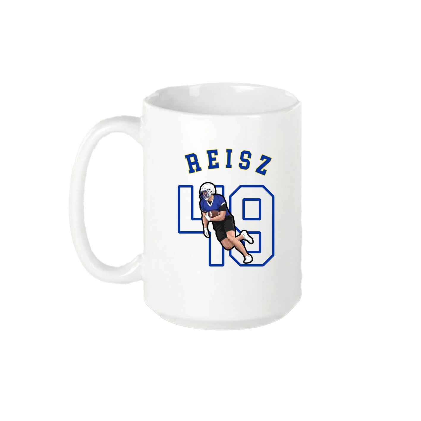 15oz Coffee Mug — Shirsey Arch in White