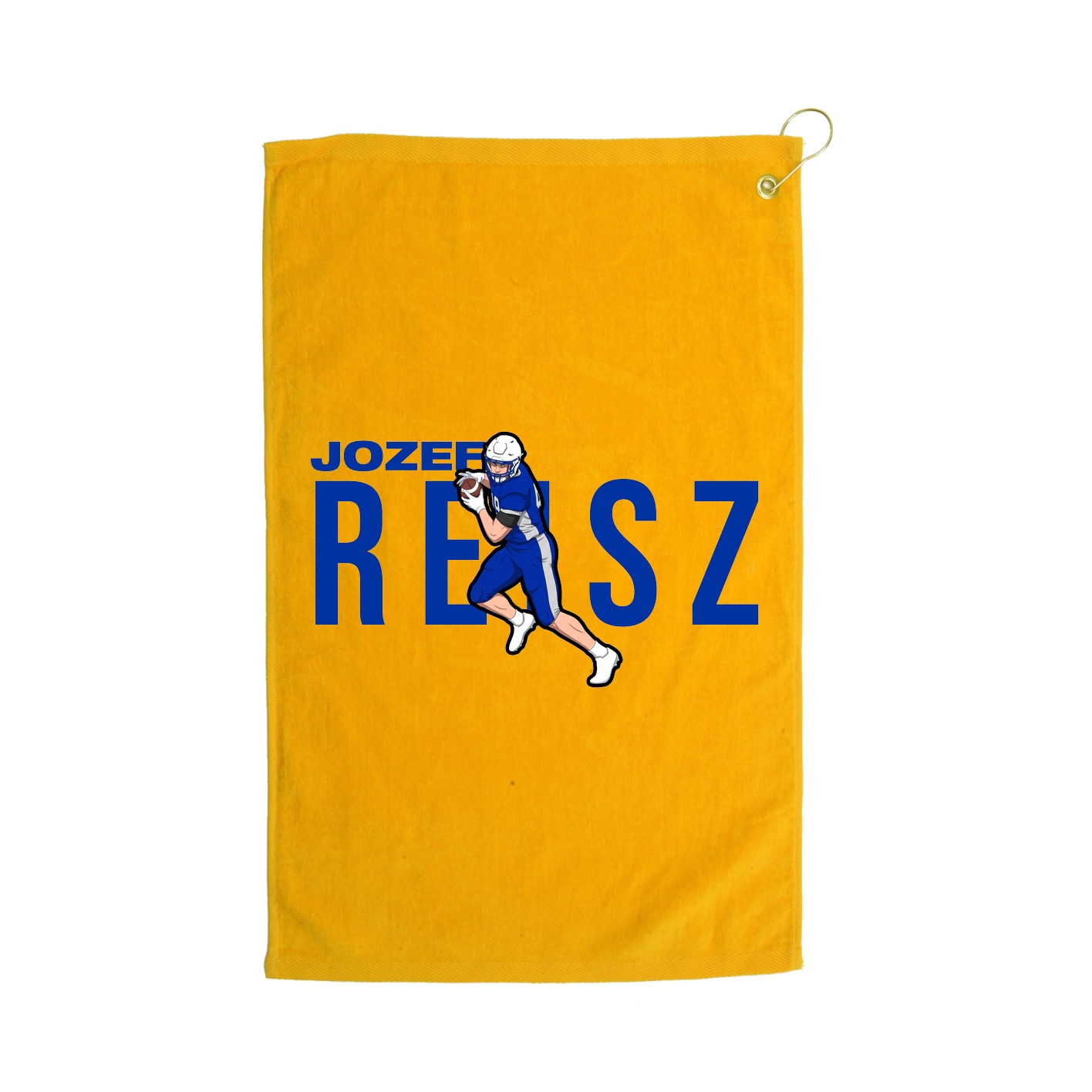 Golf Towel — Player Name in Gold