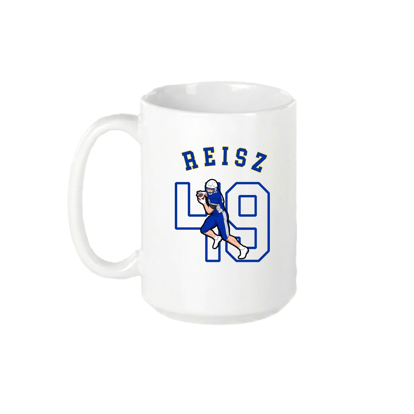 15oz Coffee Mug — Shirsey Arch in White