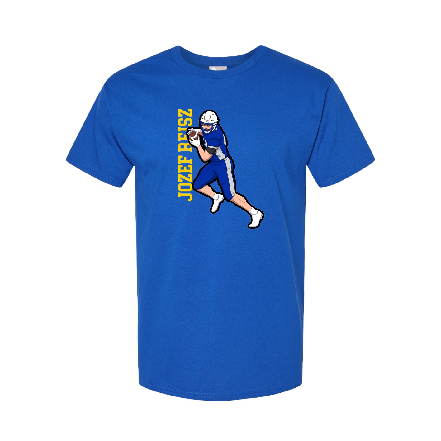 Tee — Name Vertical in Royal