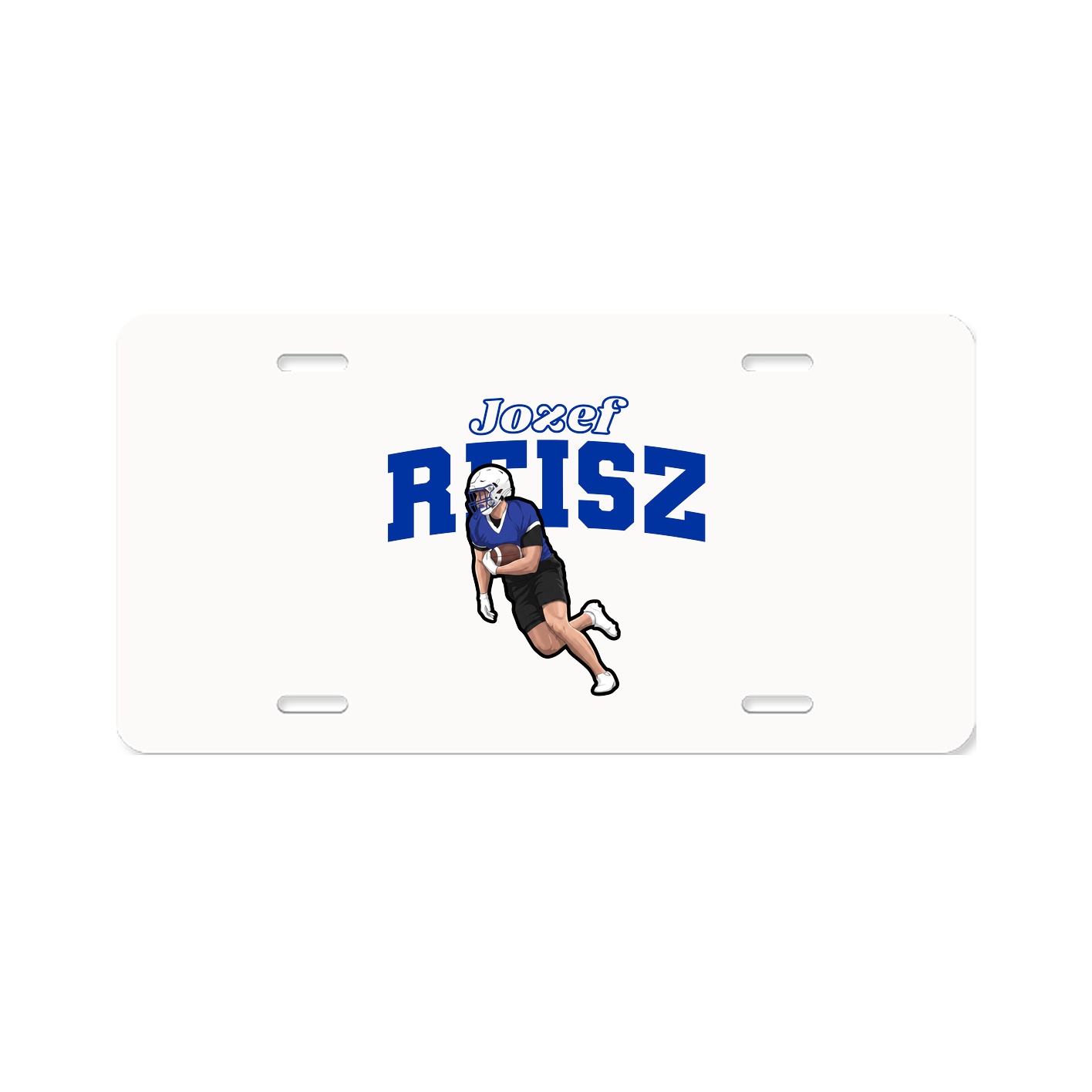 License Plate — Name Arch in Classic