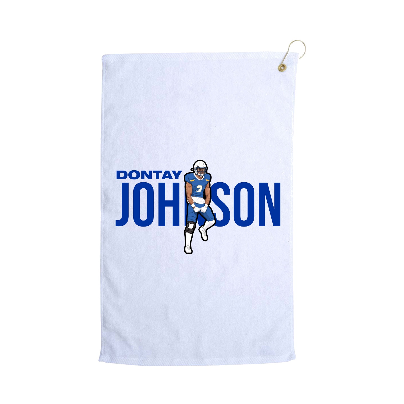 Golf Towel — Player Name in White
