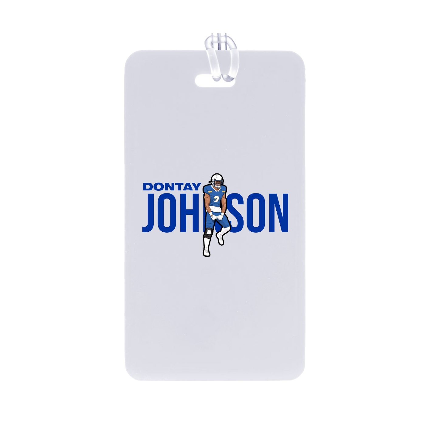Bag Tag — Player Name in Classic