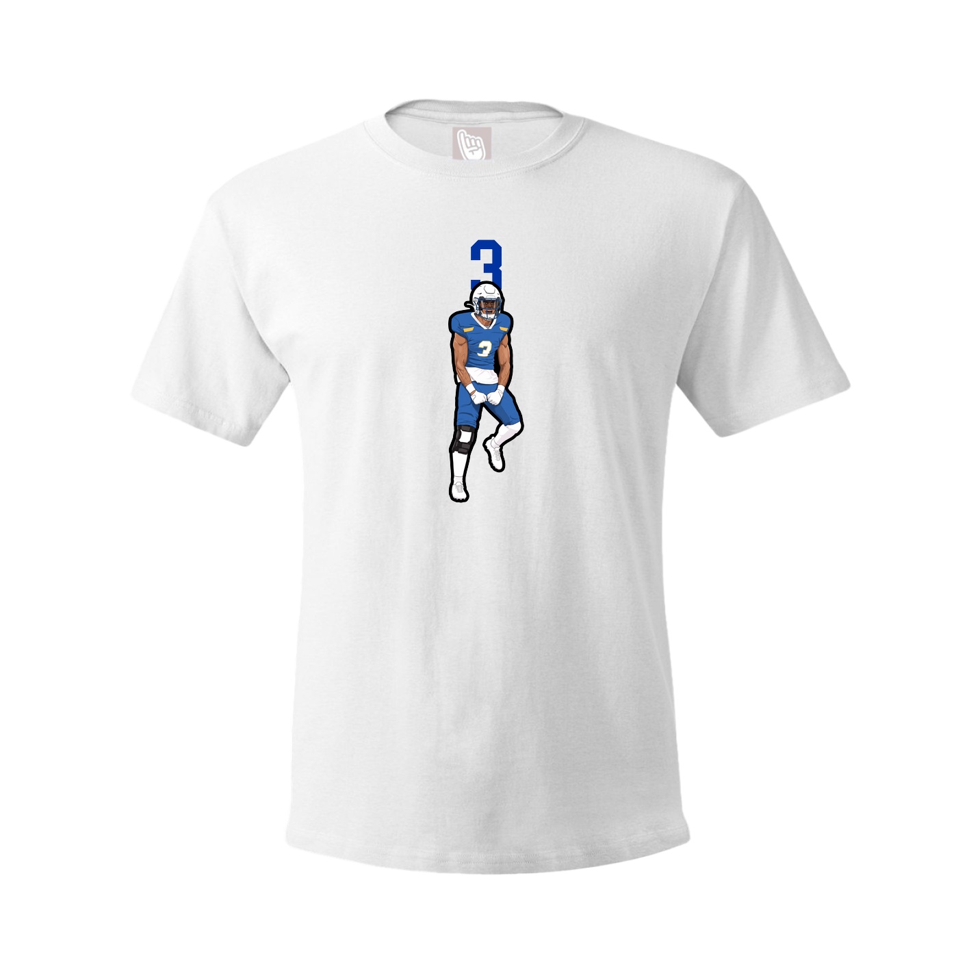 Tee — Number Top in White