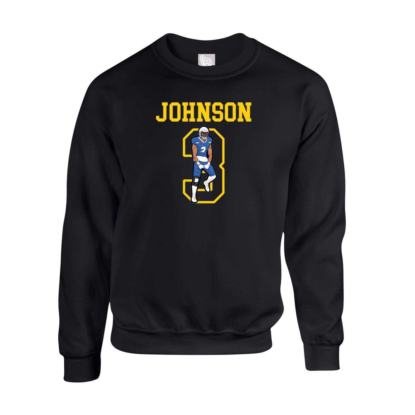 Fleece Crew — Shirsey in Black