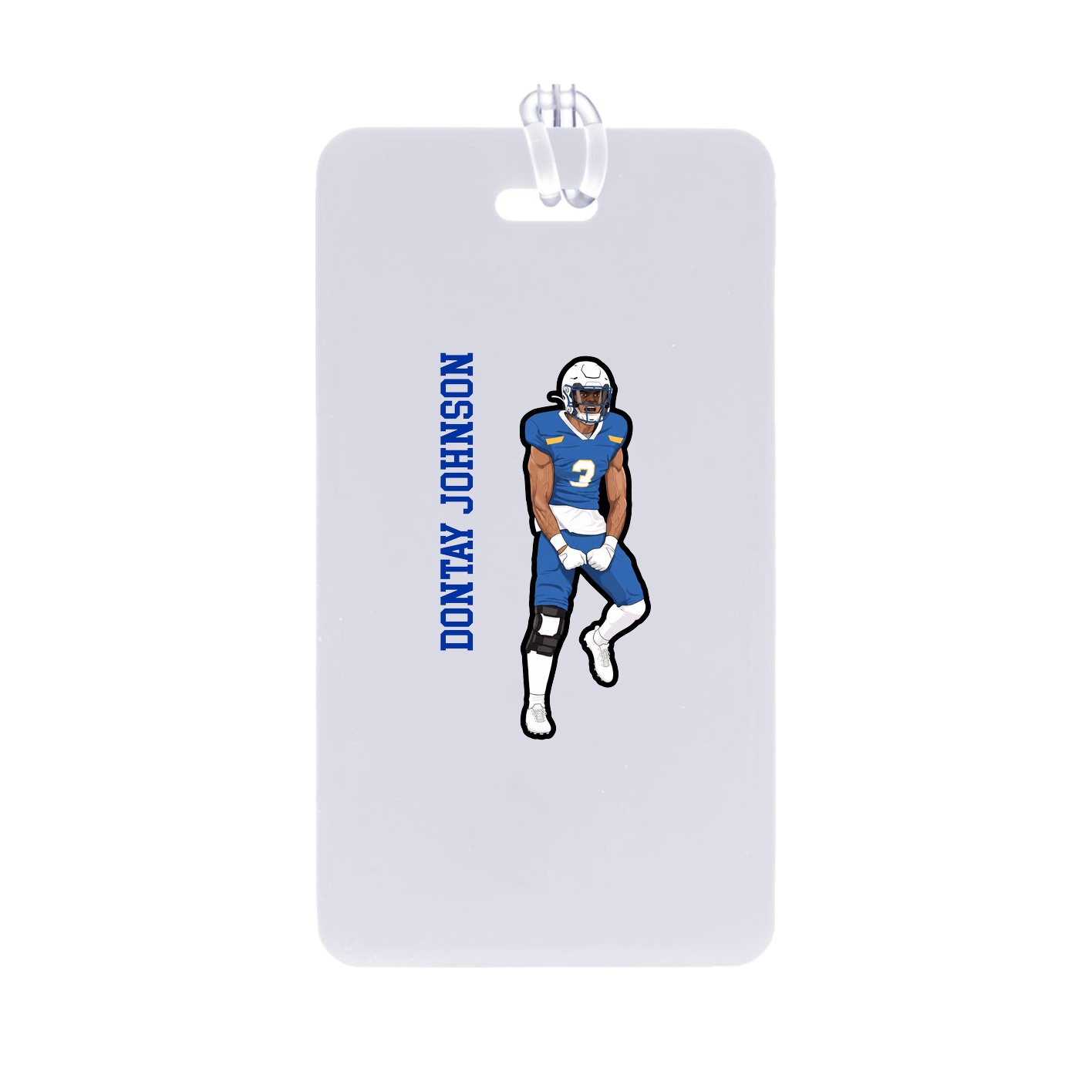 Bag Tag — Name Vertical in Classic