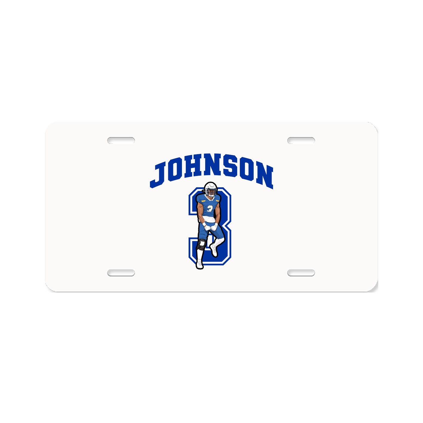 License Plate — Number in Classic