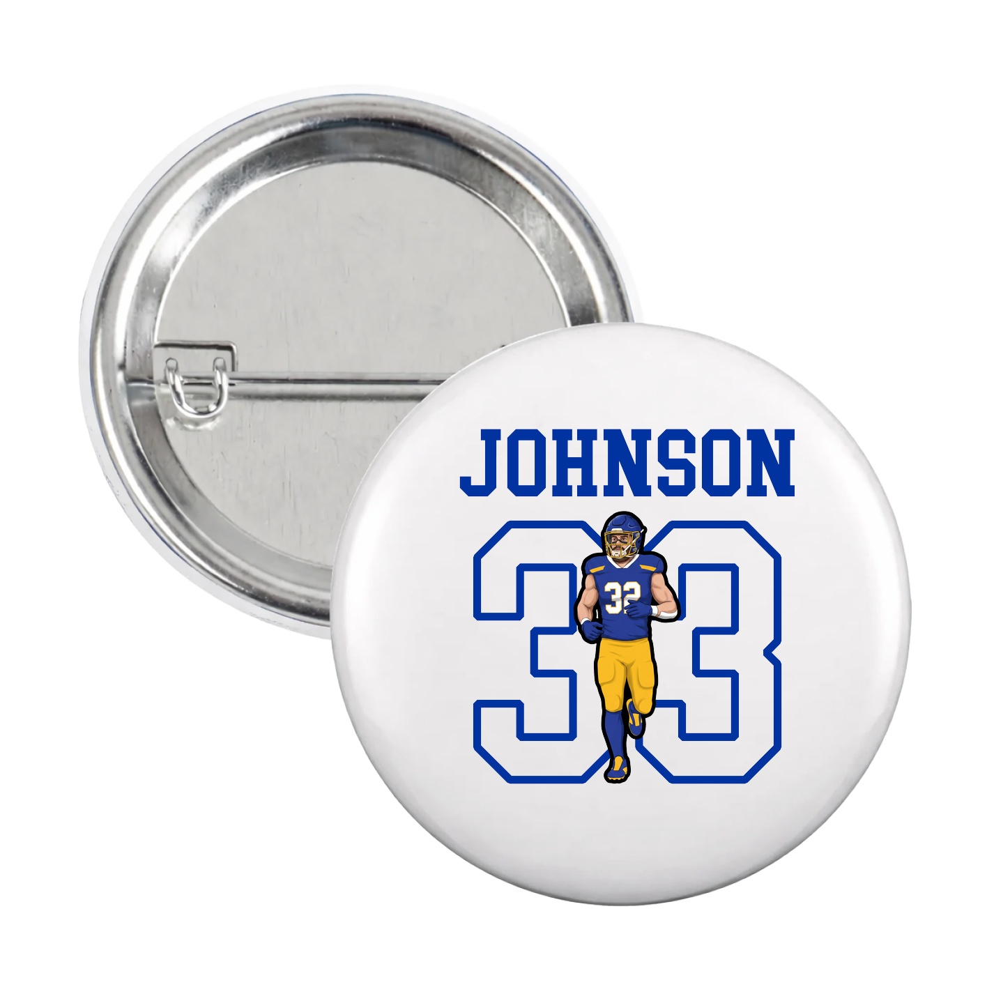 Game Day Button — Shirsey in White