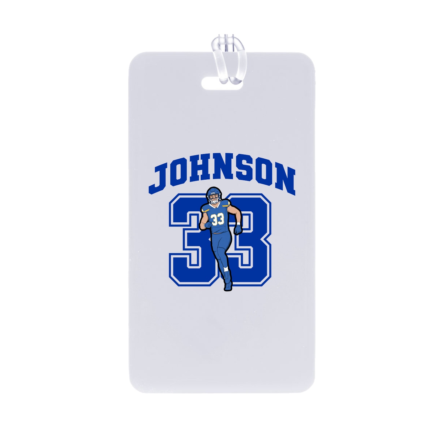Bag Tag — Number in Classic