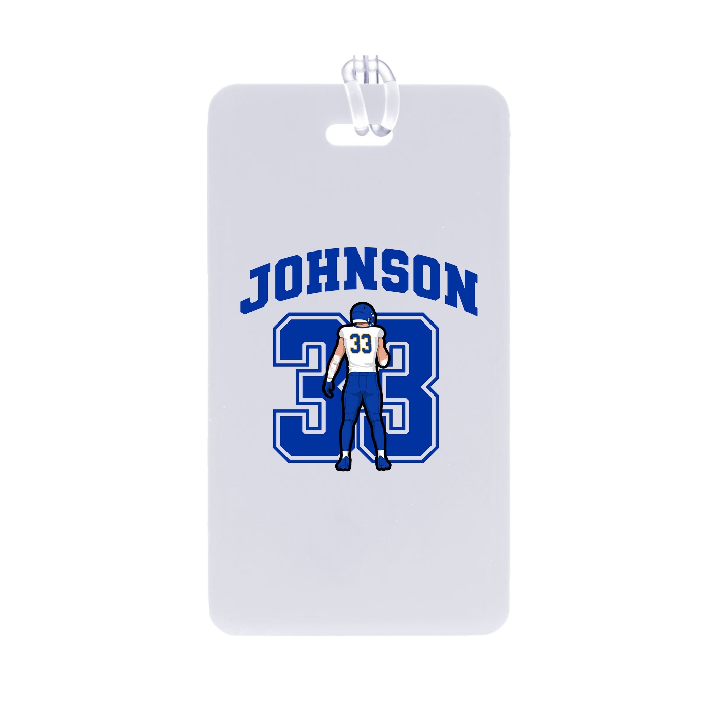 Bag Tag — Number in Classic