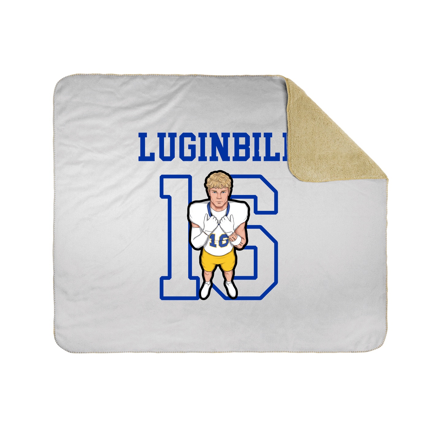 Throw Blanket — Shirsey in White