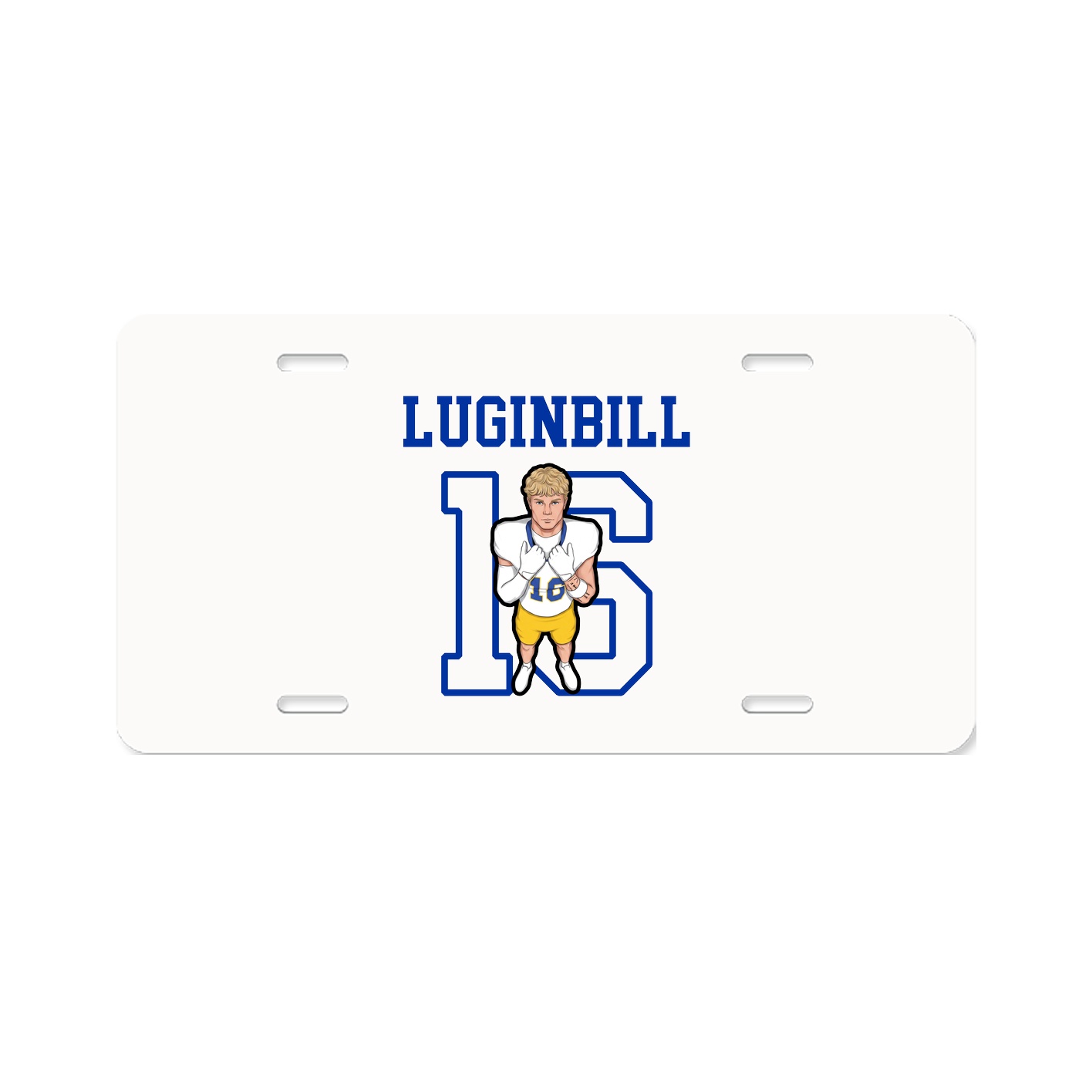 License Plate — Shirsey in Classic