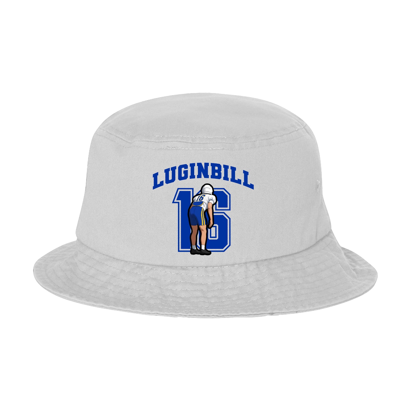 Bucket Cap — Number in White