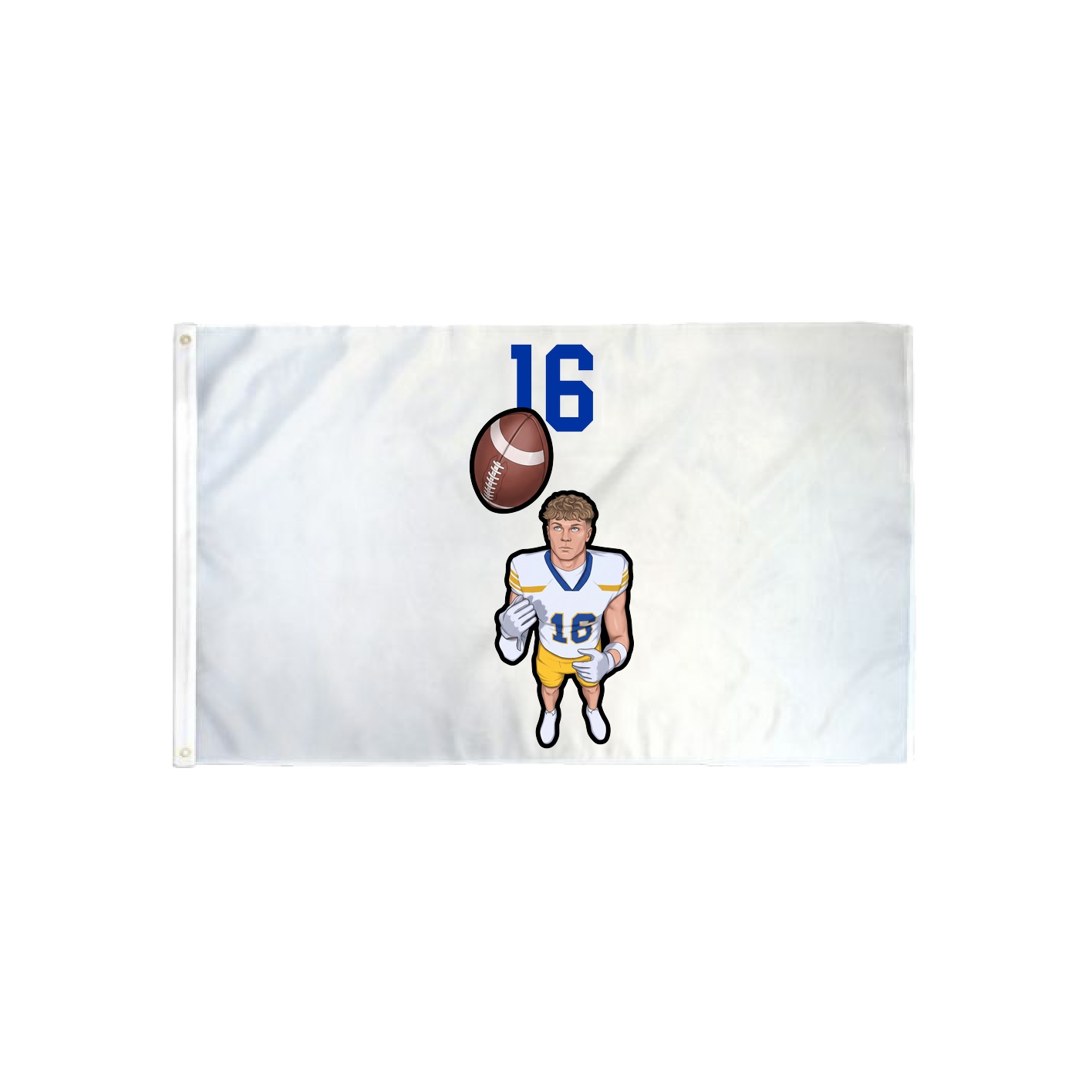 3x5 Flag — Number Top in Classic