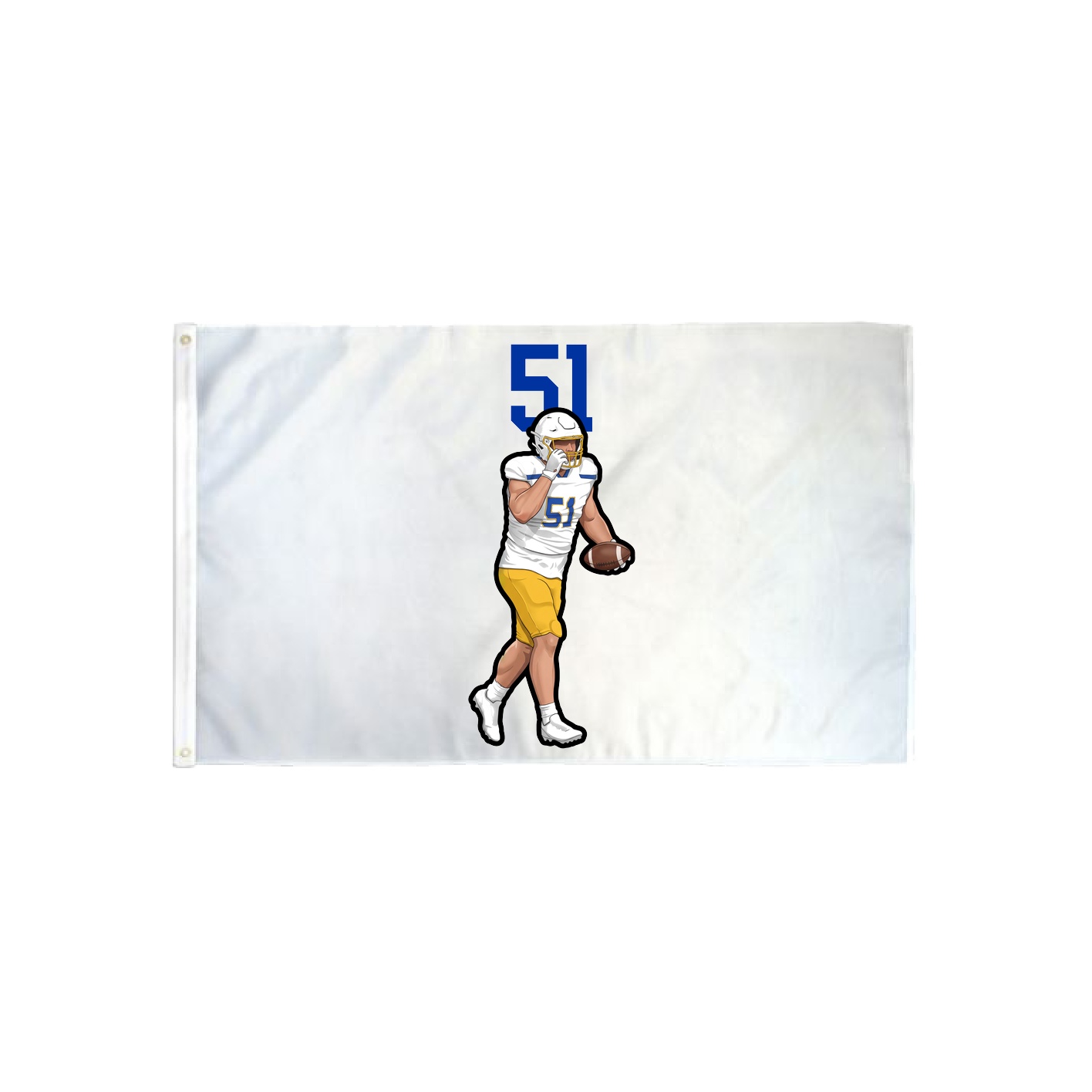3x5 Flag — Number Top in Classic