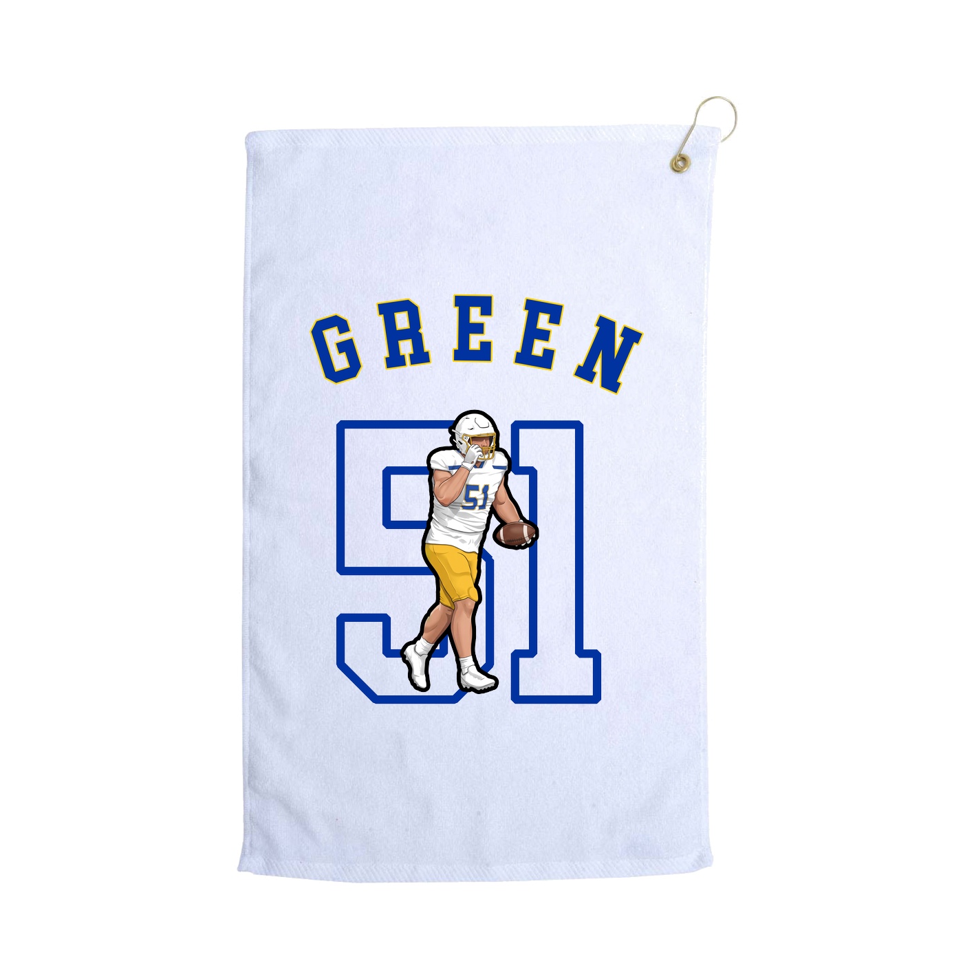 Golf Towel — Shirsey Arch in White