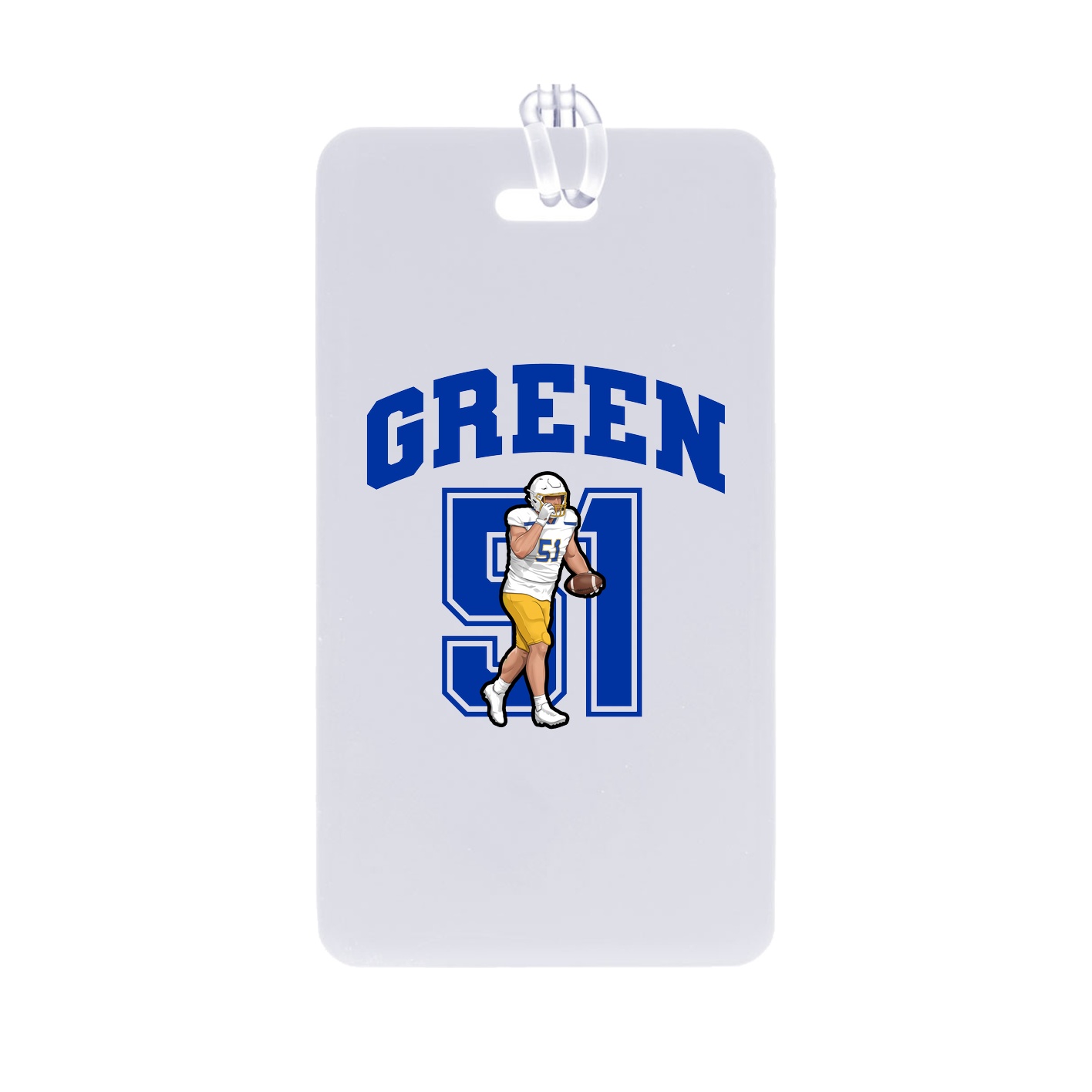 Bag Tag — Number in Classic