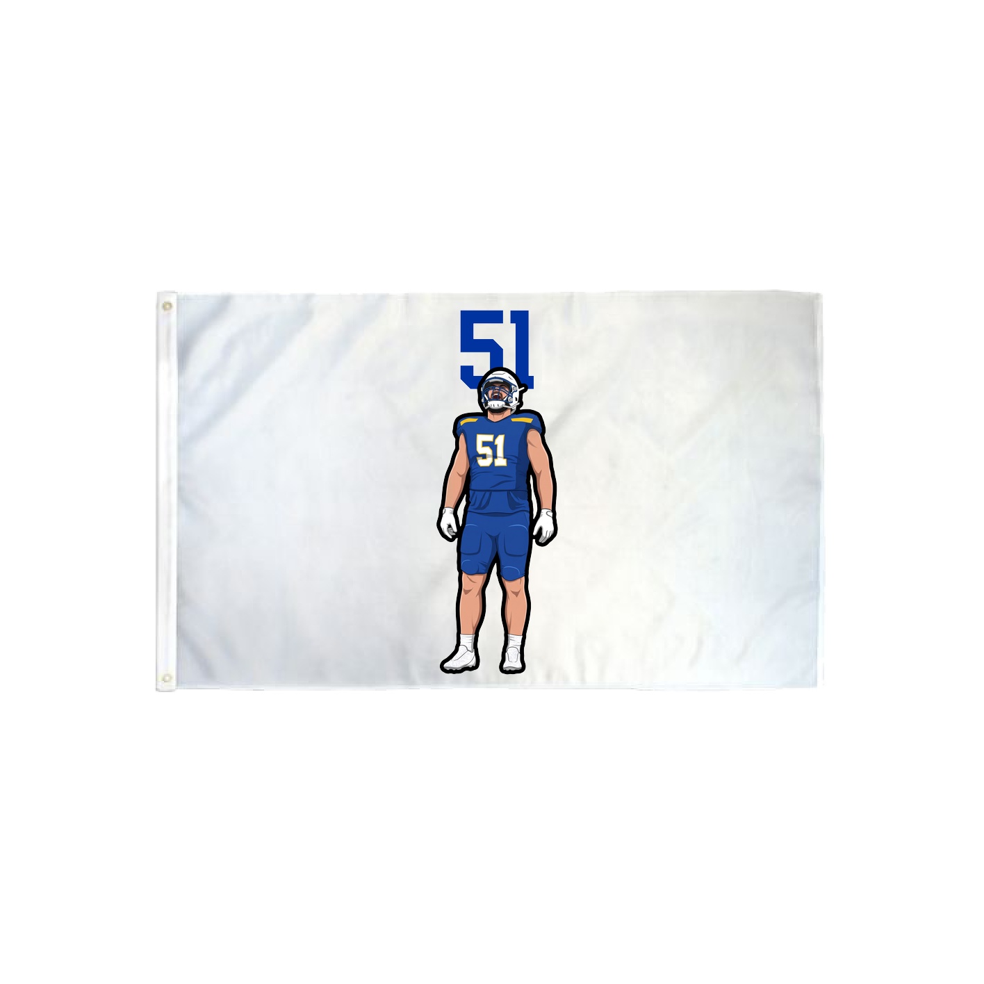 3x5 Flag — Number Top in Classic