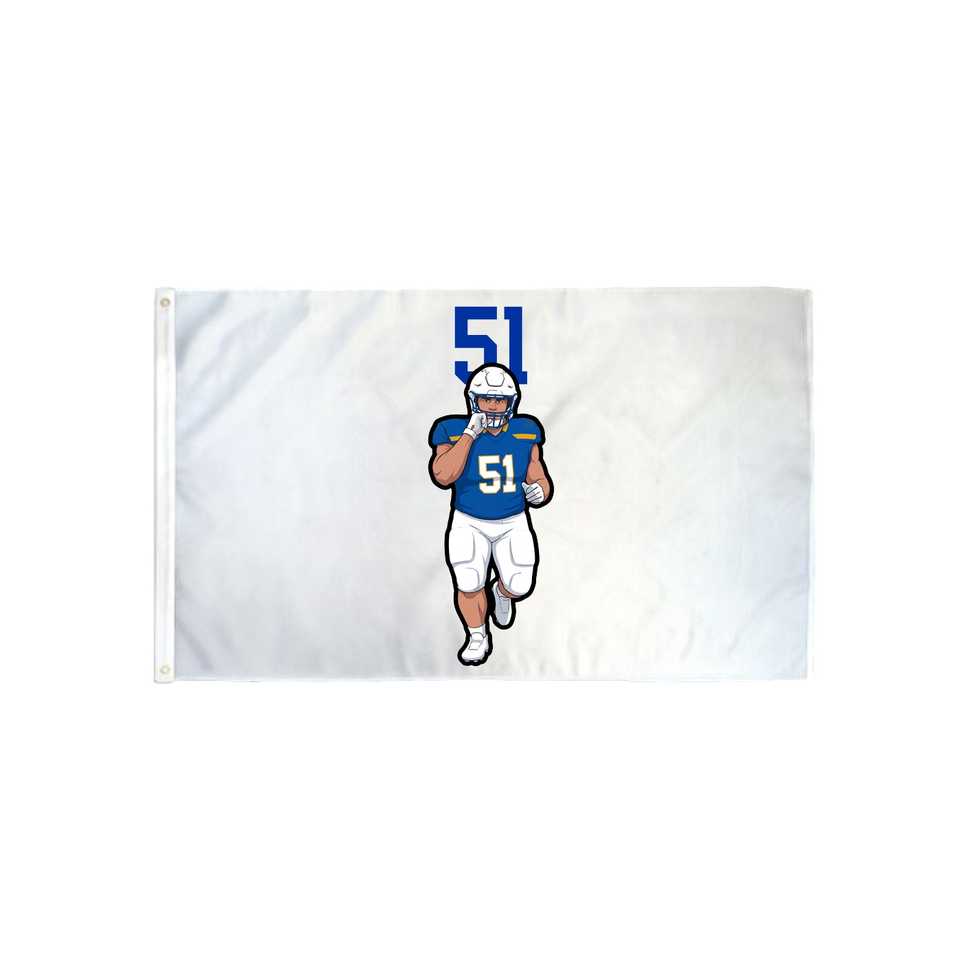 3x5 Flag — Number Top in Classic
